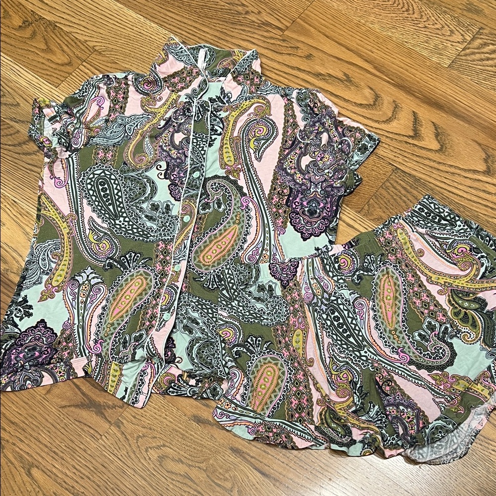 Soma Cool Nights Paisley Print Set